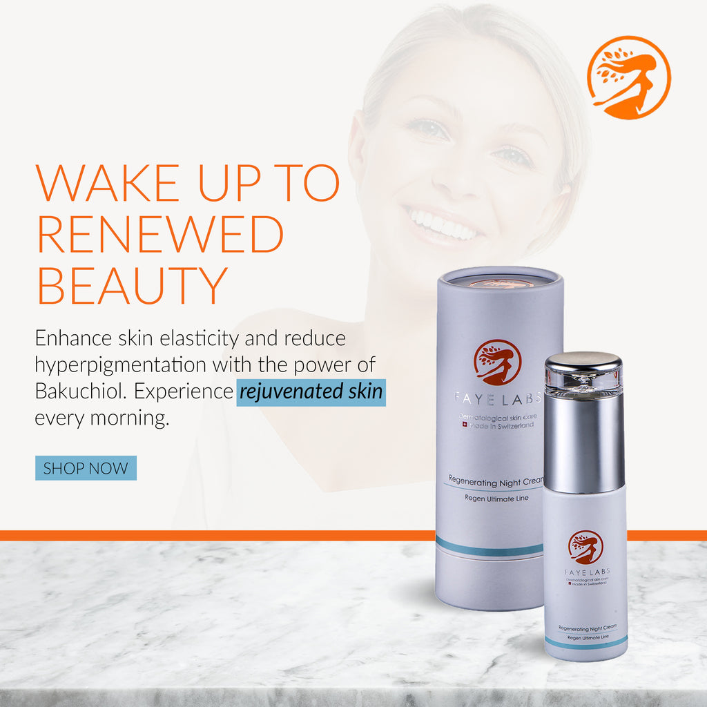 Revolutionize your nighttime skincare with Fayelabs' Regenerating Night Cream.